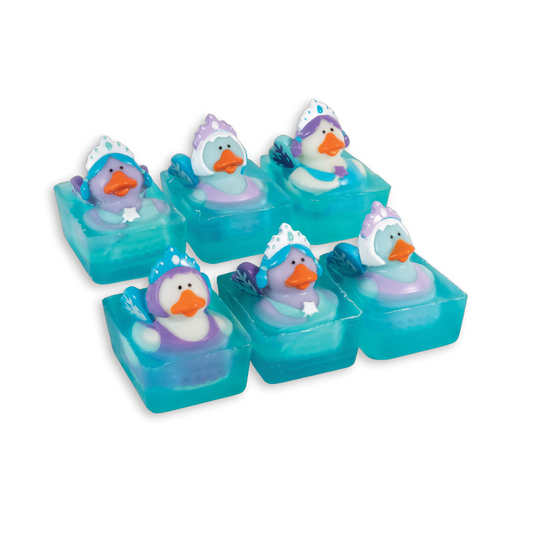 Heartland Fragrance | Winter Fairy Duck Toy | Handmade Duck Soap for Kids | Mild & Moisturizing