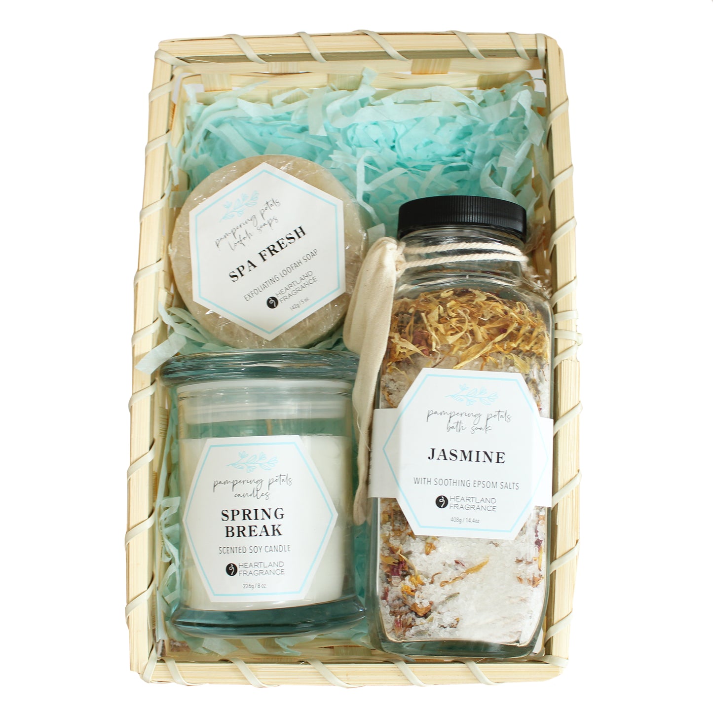 Pampering Petals Weekend Getaway Gift Set