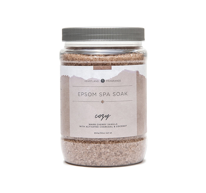 Sels de bain Vanilla scented Bath Soak~17.6 oz & Bomb with Purple