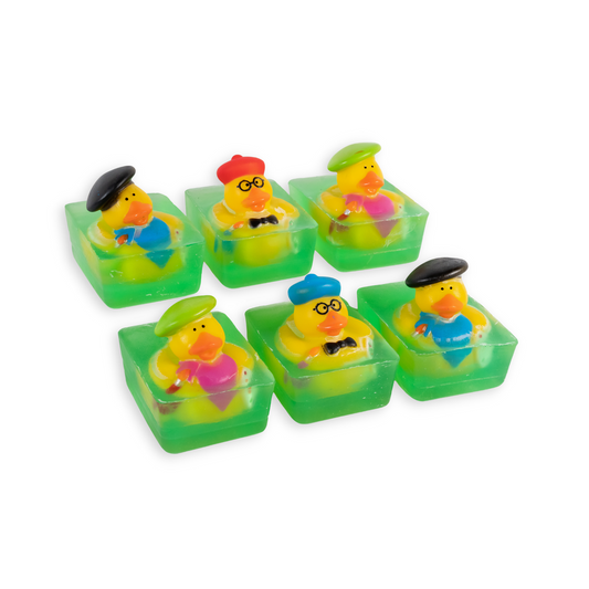 Heartland Fragrance | Artist Duck Toy | Handmade Duck Soap for Kids | Mild & Moisturizing