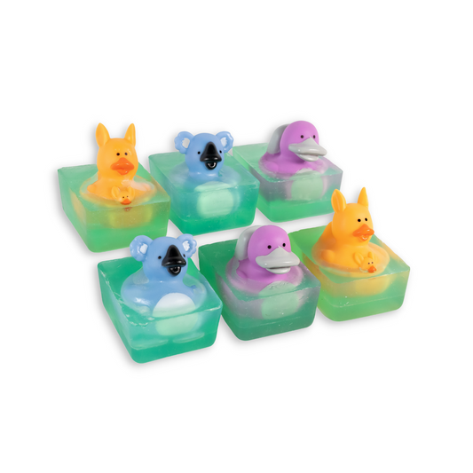 Heartland Fragrance | Australian Duck Toy | Handmade Duck Soap for Kids | Mild & Moisturizing