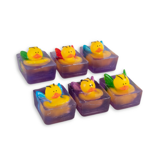 Heartland Fragrance | Butterfly Duck Toy | Handmade Duck Soap for Kids | Mild & Moisturizing