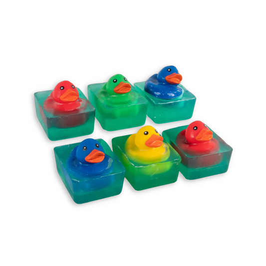 Heartland Fragrance | Colorful Duck Toy | Handmade Duck Soap for Kids | Mild & Moisturizing