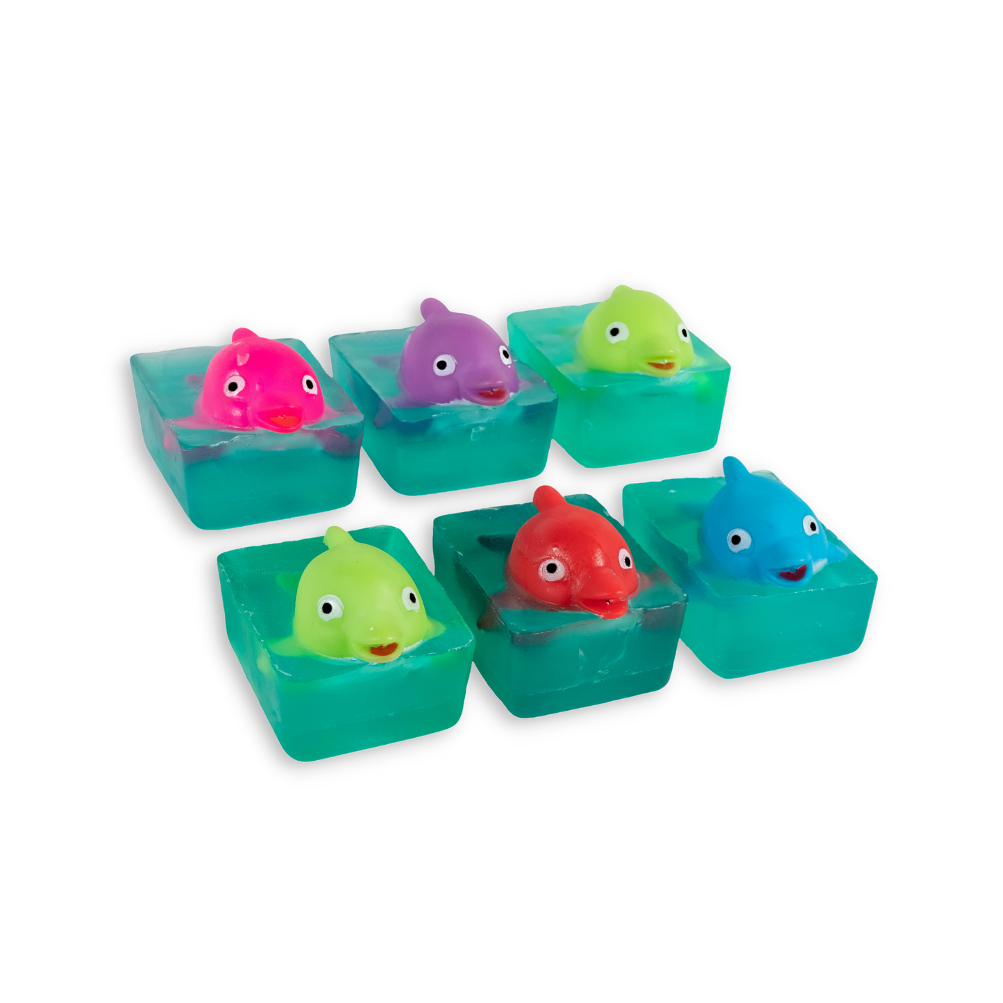 Heartland Fragrance | Dolphin Duck Toy | Handmade Duck Soap for Kids | Mild & Moisturizing