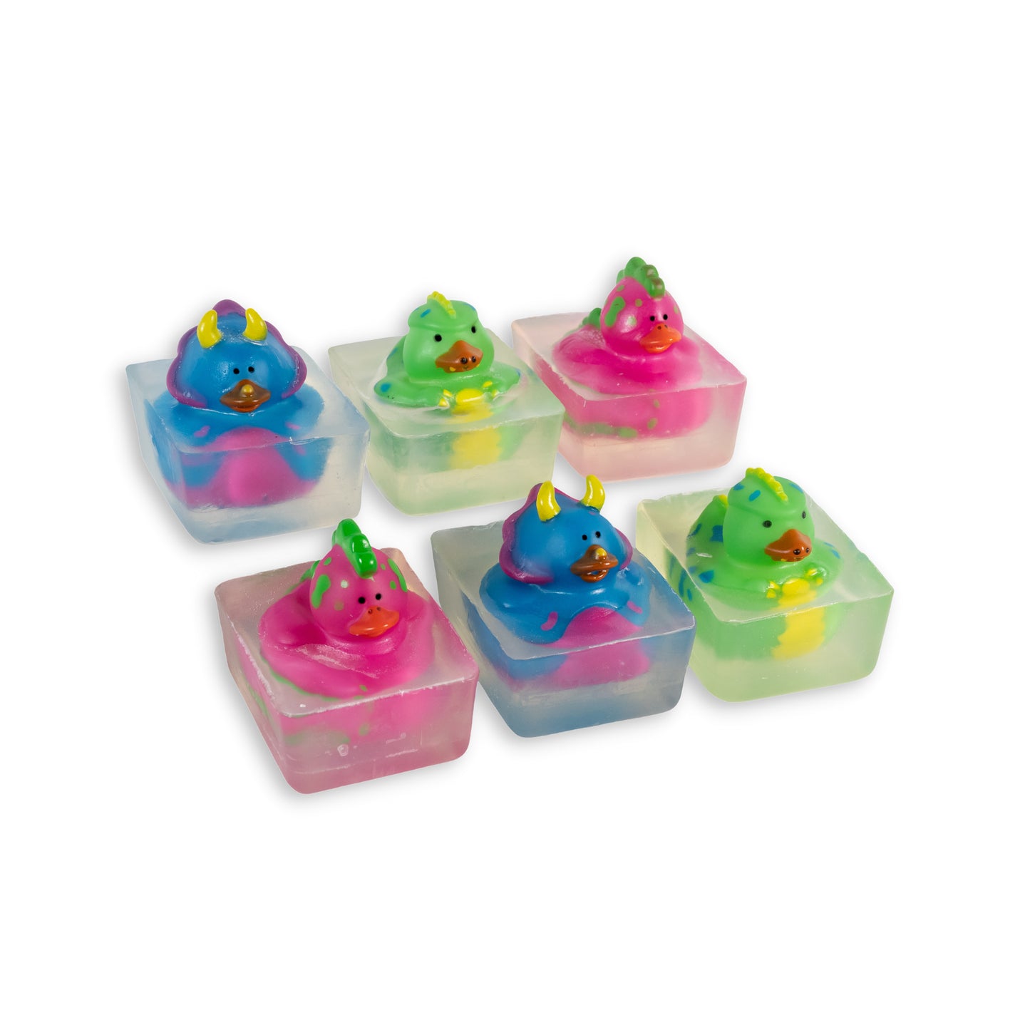Heartland Fragrance | Dinosaur Duck Toy | Handmade Duck Soap for Kids | Mild & Moisturizing