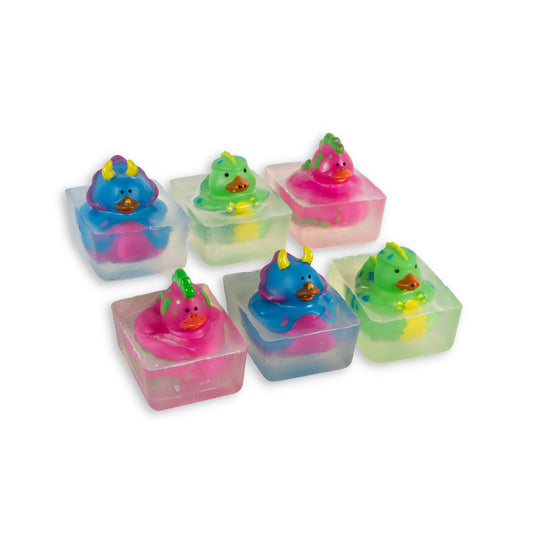 Heartland Fragrance | Dinosaur Duck Toy | Handmade Duck Soap for Kids | Mild & Moisturizing
