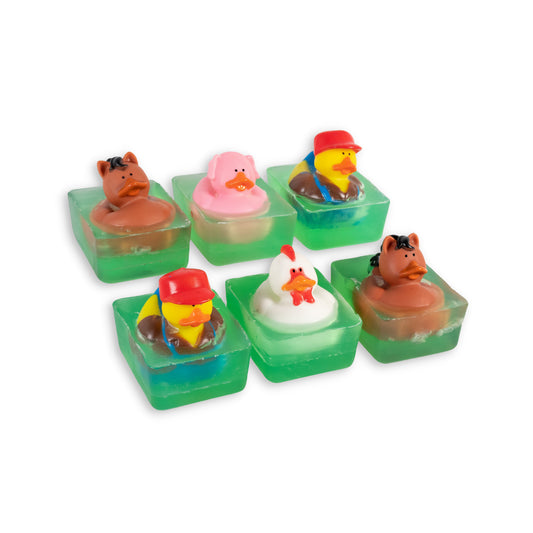 Heartland Fragrance | Farm Duck Toy | Handmade Duck Soap for Kids | Mild & Moisturizing