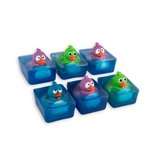 Heartland Fragrance | Funny Face Duck Toy | Handmade Duck Soap for Kids | Mild & Moisturizing