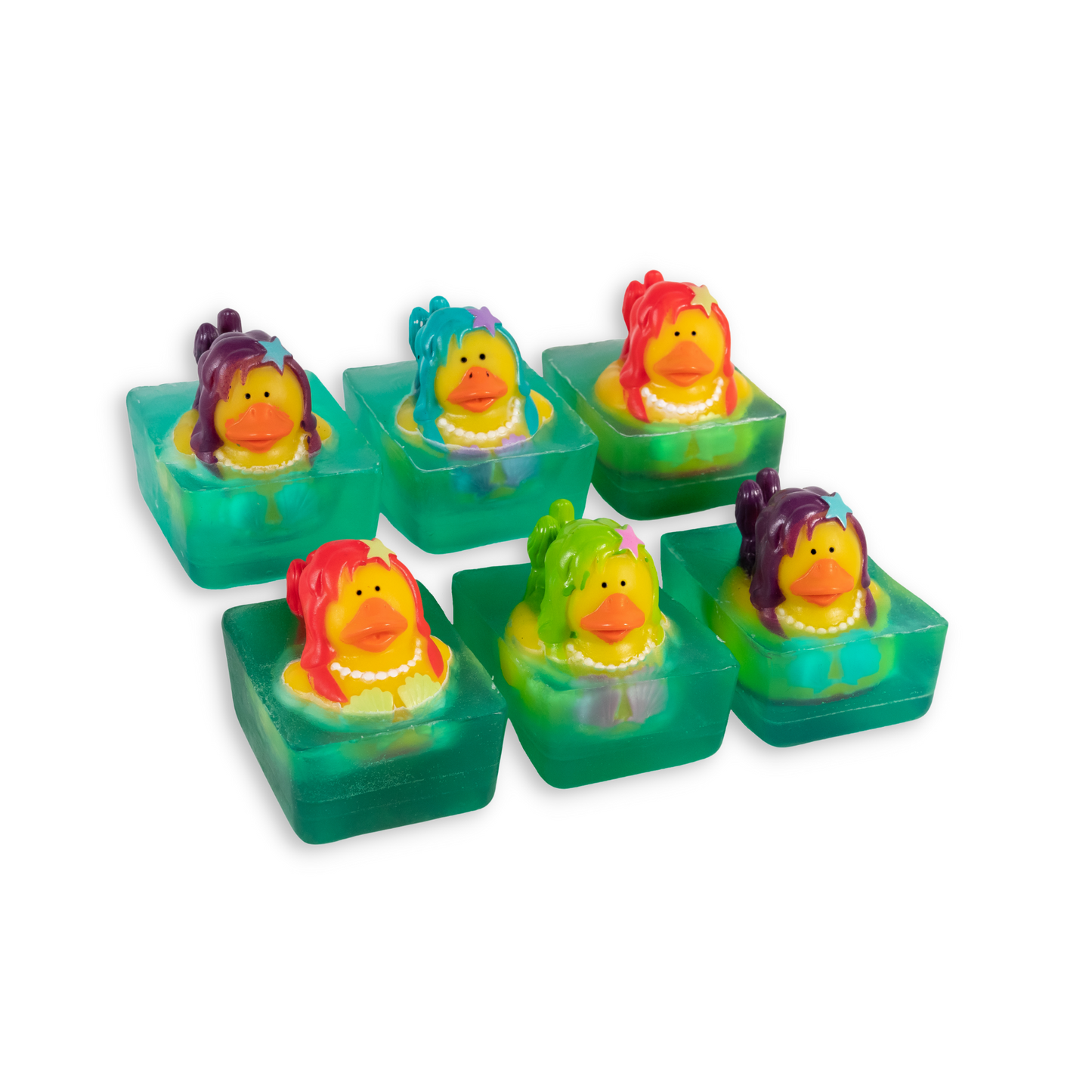 Heartland Fragrance | Mermaid Duck Toy | Handmade Duck Soap for Kids | Mild & Moisturizing