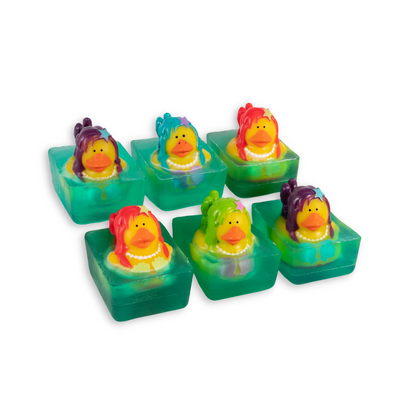 Heartland Fragrance | Mermaid Duck Toy | Handmade Duck Soap for Kids | Mild & Moisturizing