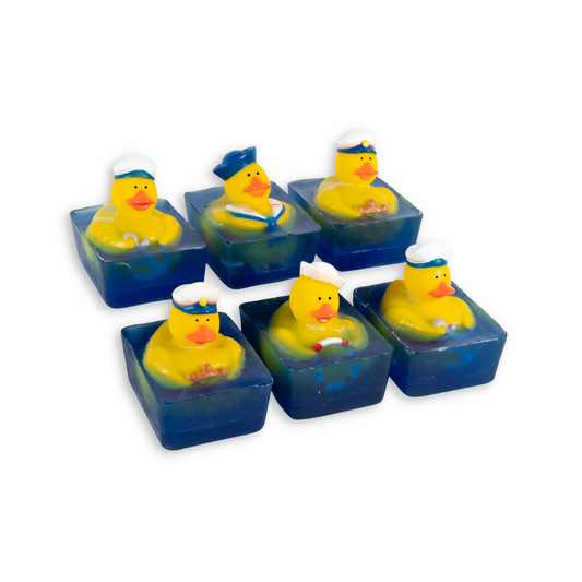 Heartland Fragrance | Nautical Duck Toy | Handmade Duck Soap for Kids | Mild & Moisturizing