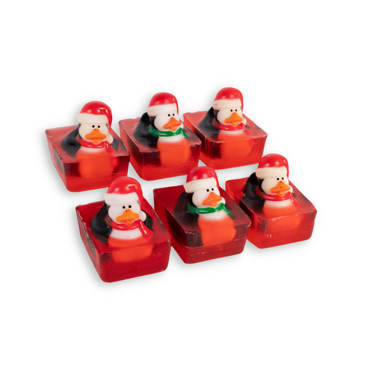 Heartland Fragrance | Penguin Duck Toy | Handmade Duck Soap for Kids | Mild & Moisturizing