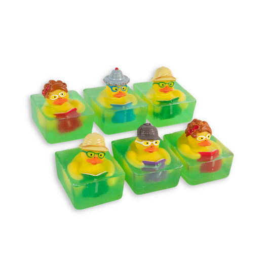 Heartland Fragrance | Library Duck Toy | Handmade Duck Soap for Kids | Mild & Moisturizing