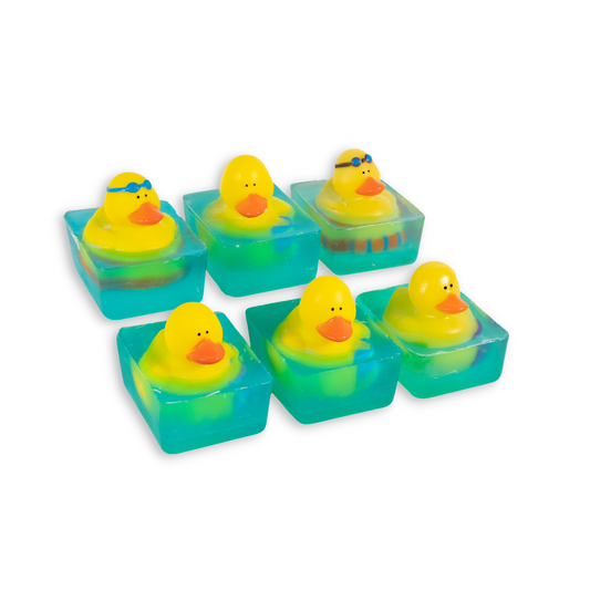 Heartland Fragrance | Summer Fun Duck Toy | Handmade Duck Soap for Kids | Mild & Moisturizing