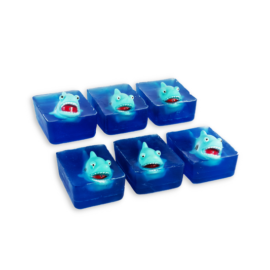 Heartland Fragrance | Shark Duck Toy | Handmade Duck Soap for Kids | Mild & Moisturizing