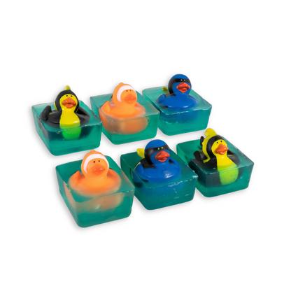 Heartland Fragrance | Tropical Fish Duck Toy | Handmade Duck Soap for Kids | Mild & Moisturizing