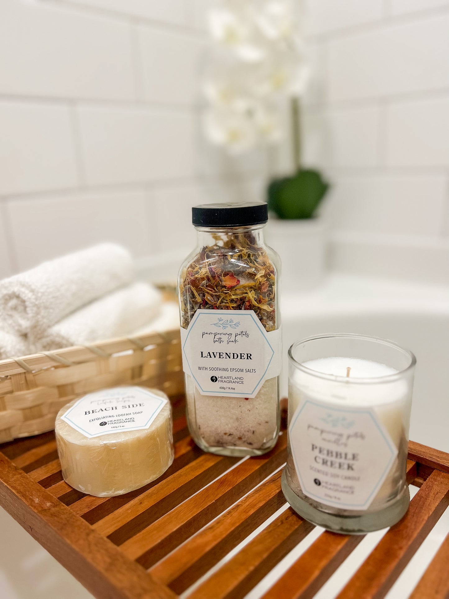 Pampering Petals Beach Side Loofah Soap
