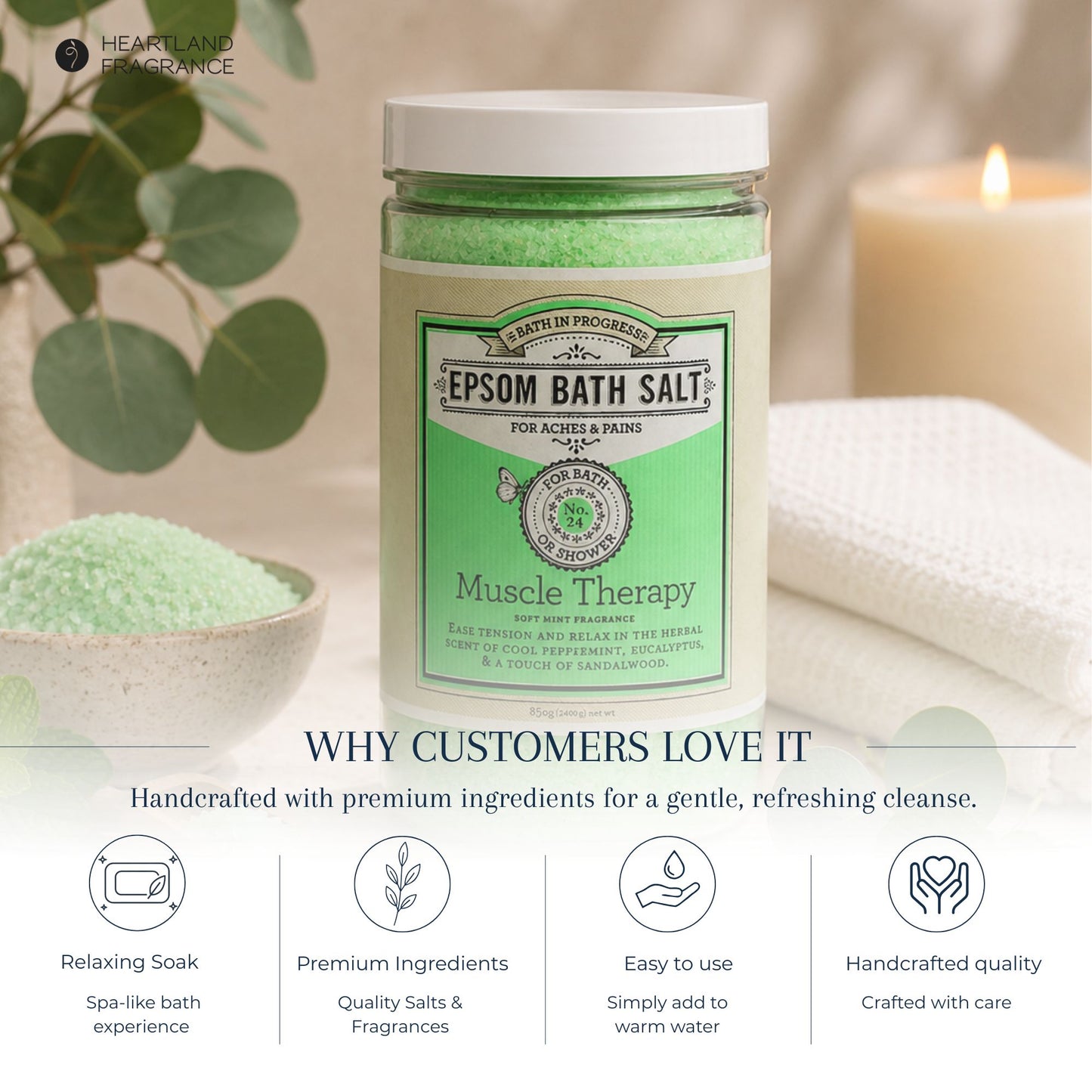 Pampering Petals White Tea Soaking Salts