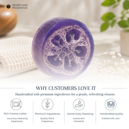 Pampering Petals Spa Fresh Loofah Soap