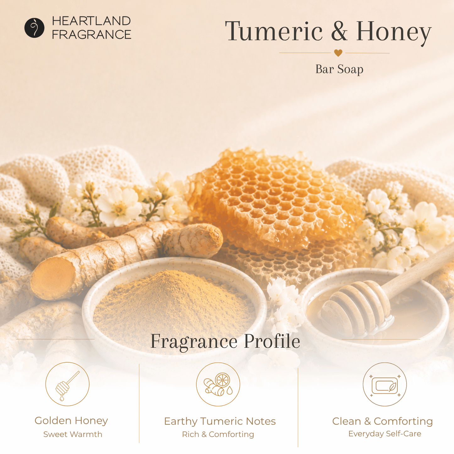 Turmeric, Orange, & Honey Soap Bar