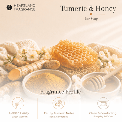 Turmeric, Orange, & Honey Soap Bar