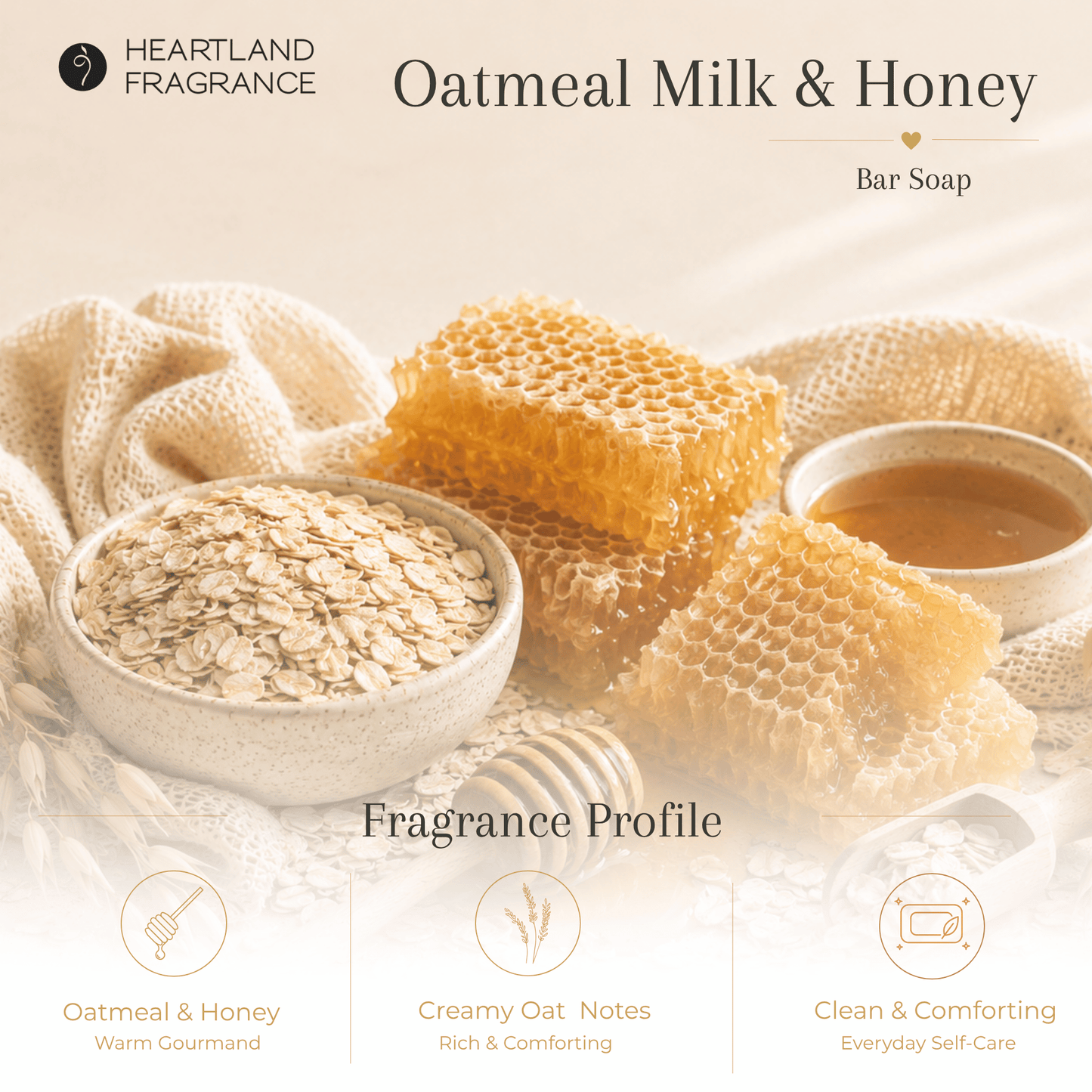 Oatmeal Milk & Honey Soap Bar