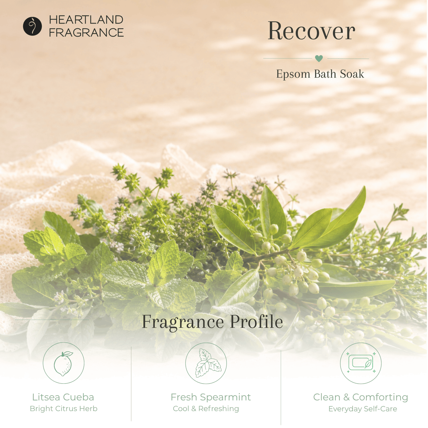 Recover (Citrus Sage) Epsom Spa Soak