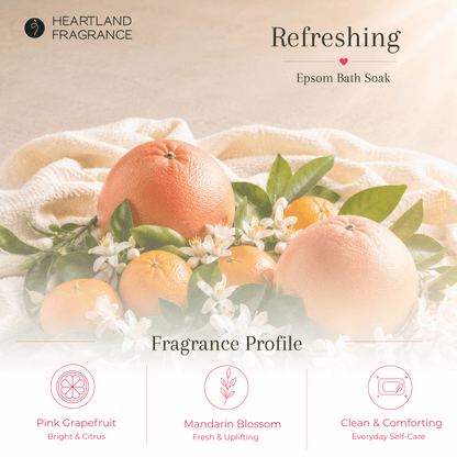 Refreshing (Grapefruit Mandarin) Epsom Spa Soak