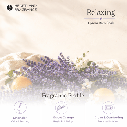 Relaxing (Lavender Orange) Epsom Spa Soak