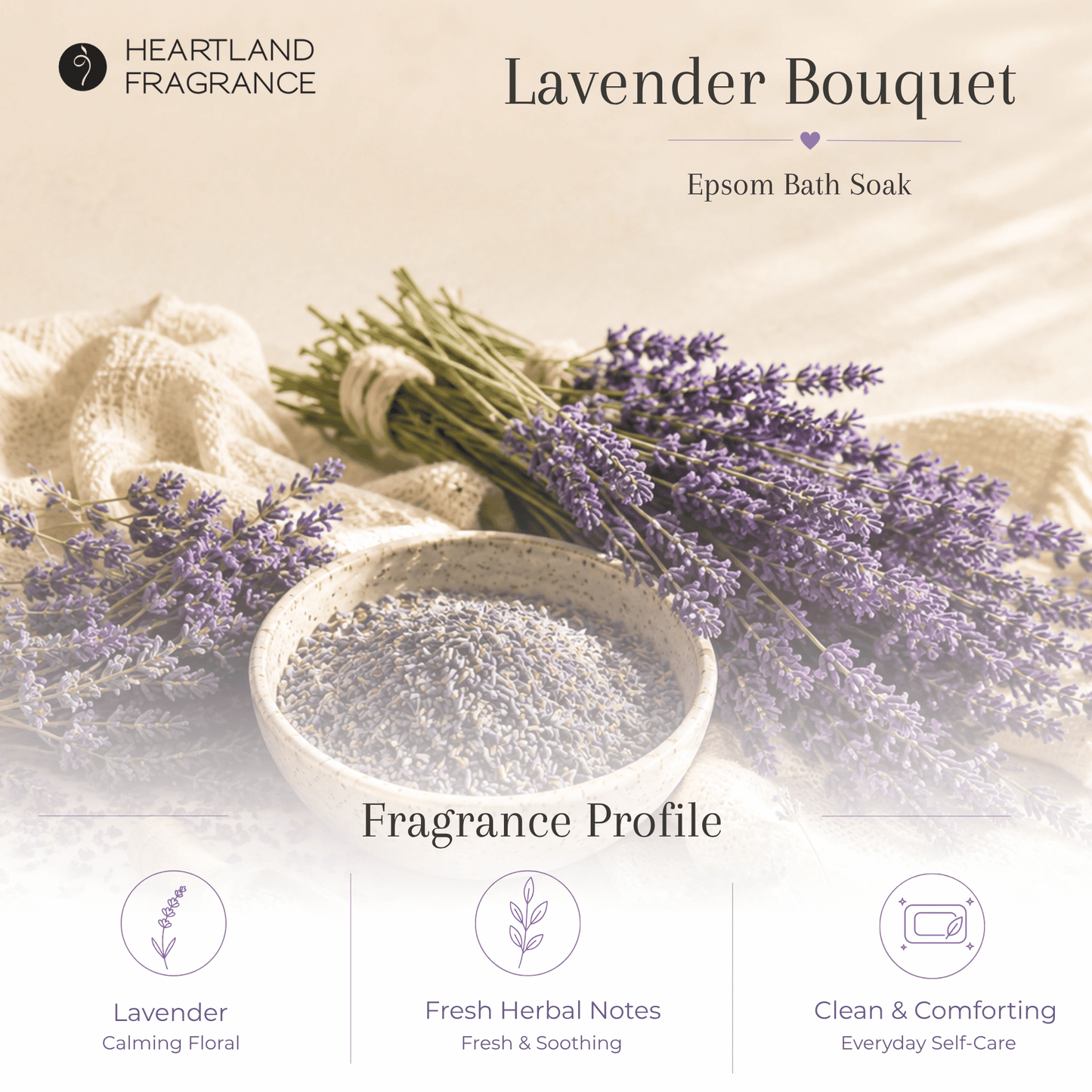 Pampering Petals Lavender Soaking Salts