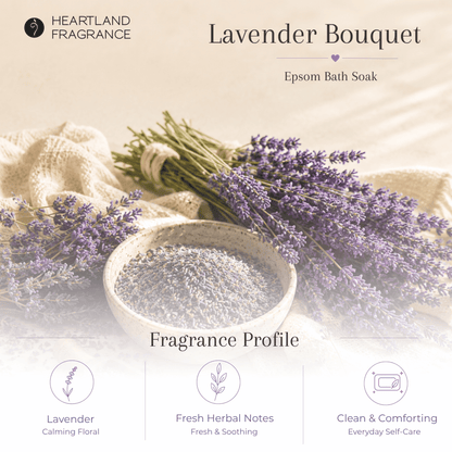 Pampering Petals Lavender Soaking Salts