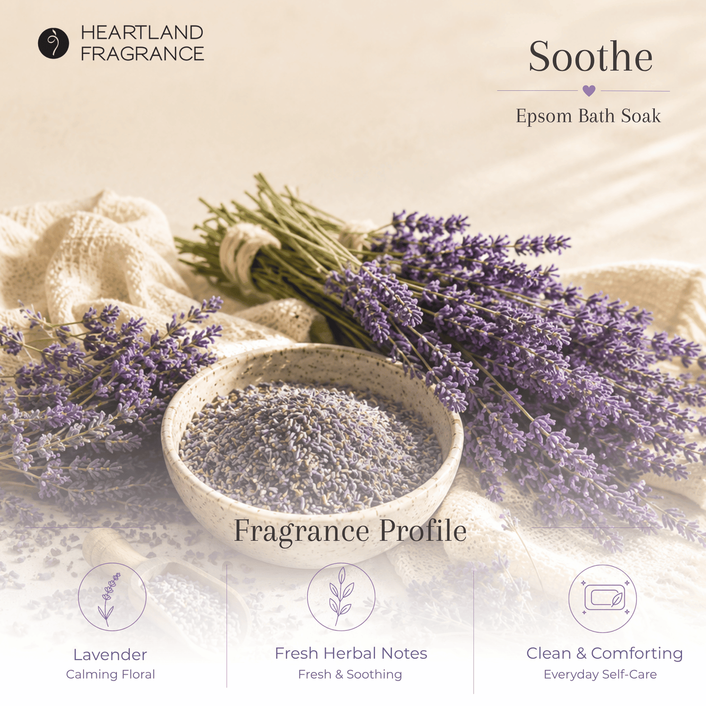 Soothe (Calming Lavender) Epsom Spa Soak