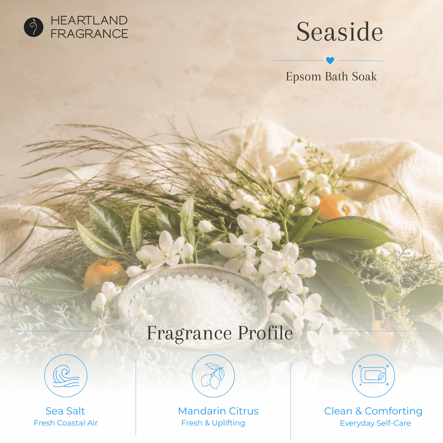 Seaside (Soothing Ocean Vibes) Epsom Spa Soak