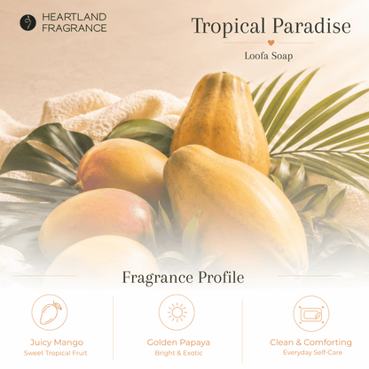 Tropical Paradise Exfoliating Loofa Bars