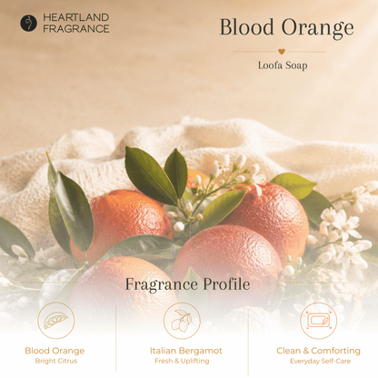 Blood Orange Exfoliating Loofa Bars