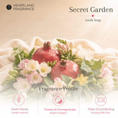 Secret Garden Exfoliating Loofa Bars