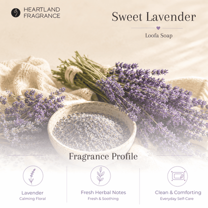 Pampering Petals Sweet Lavender Loofah Soap