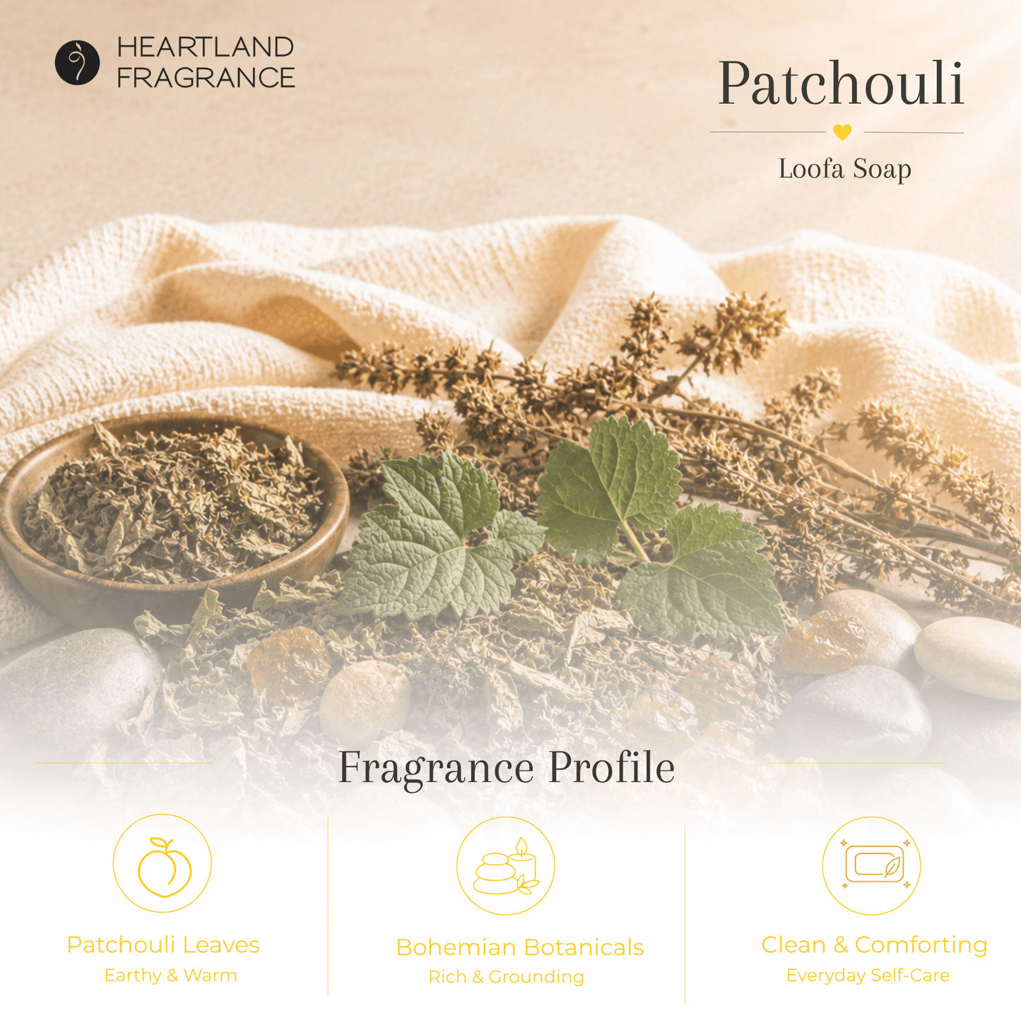 Patchouli Exfoliating Loofa Bars