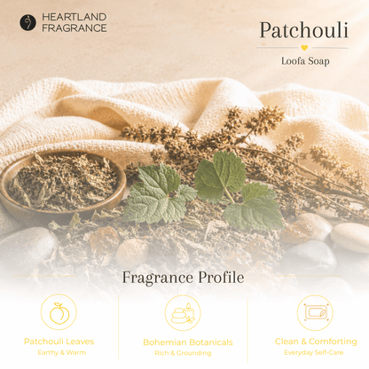 Patchouli Exfoliating Loofa Bars