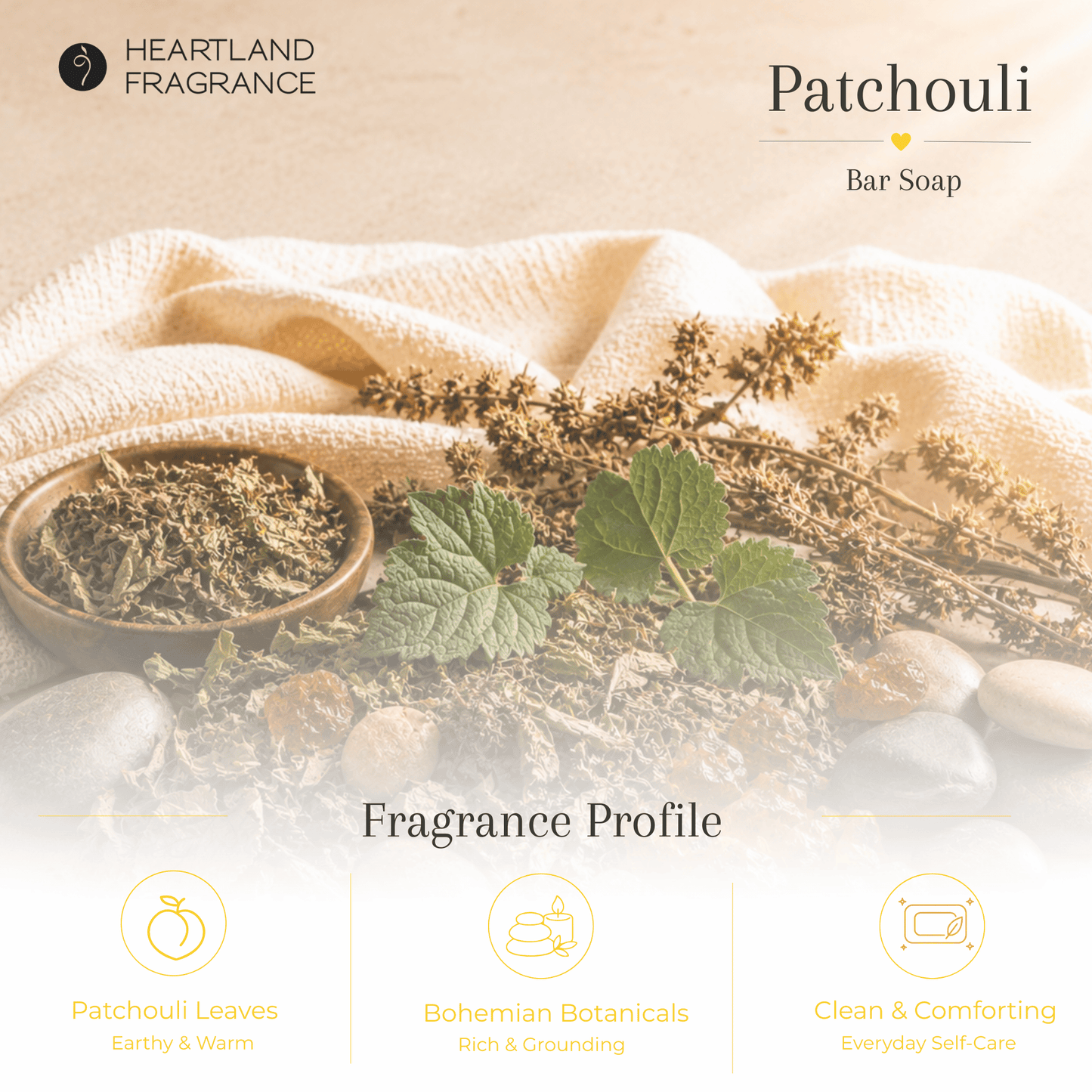 Patchouli Natural Olive Oil Bar