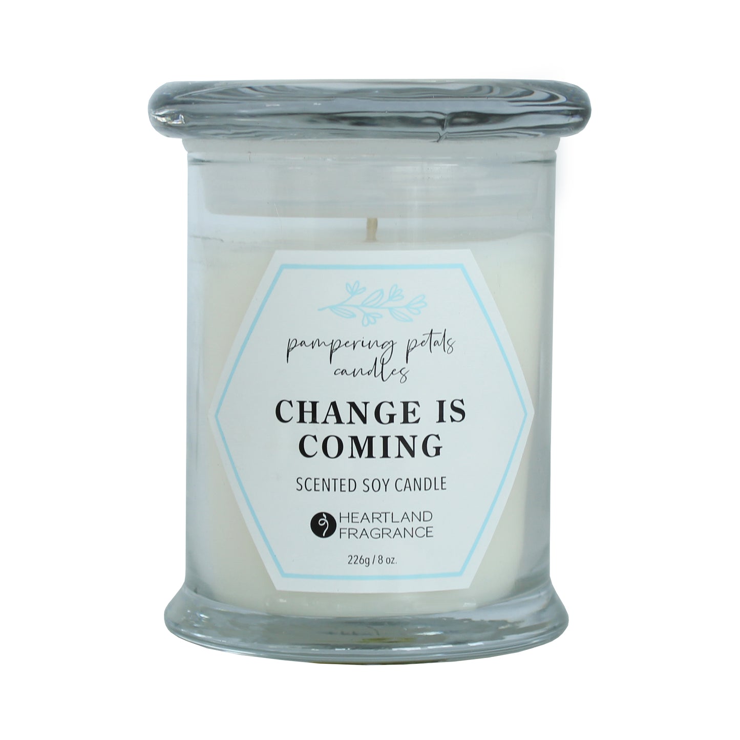 Pampering Petals Change is Coming Soy Candle
