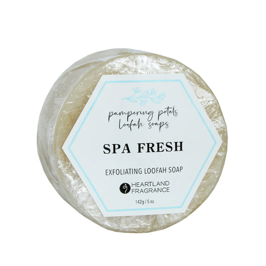 Pampering Petals Spa Fresh Loofah Soap